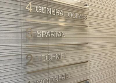 Office Occupancy directory sign in acrylic