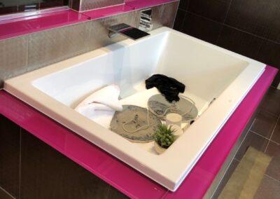 Vinyl Furniture Wrapping Sink